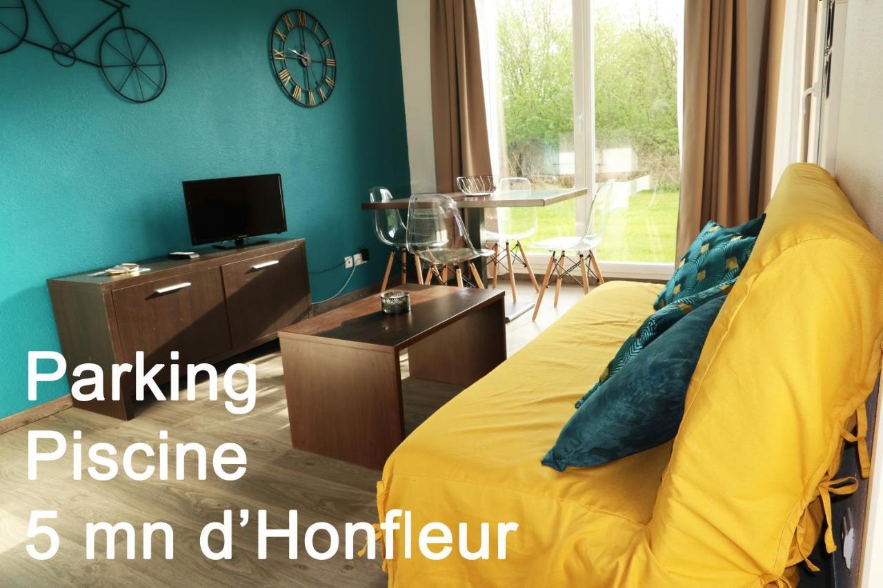 Charmant 2 Pieces Proche D Honfleur, Piscine En Saison, Parking Gratuit, Wifi 伊奎马维尔 外观 照片